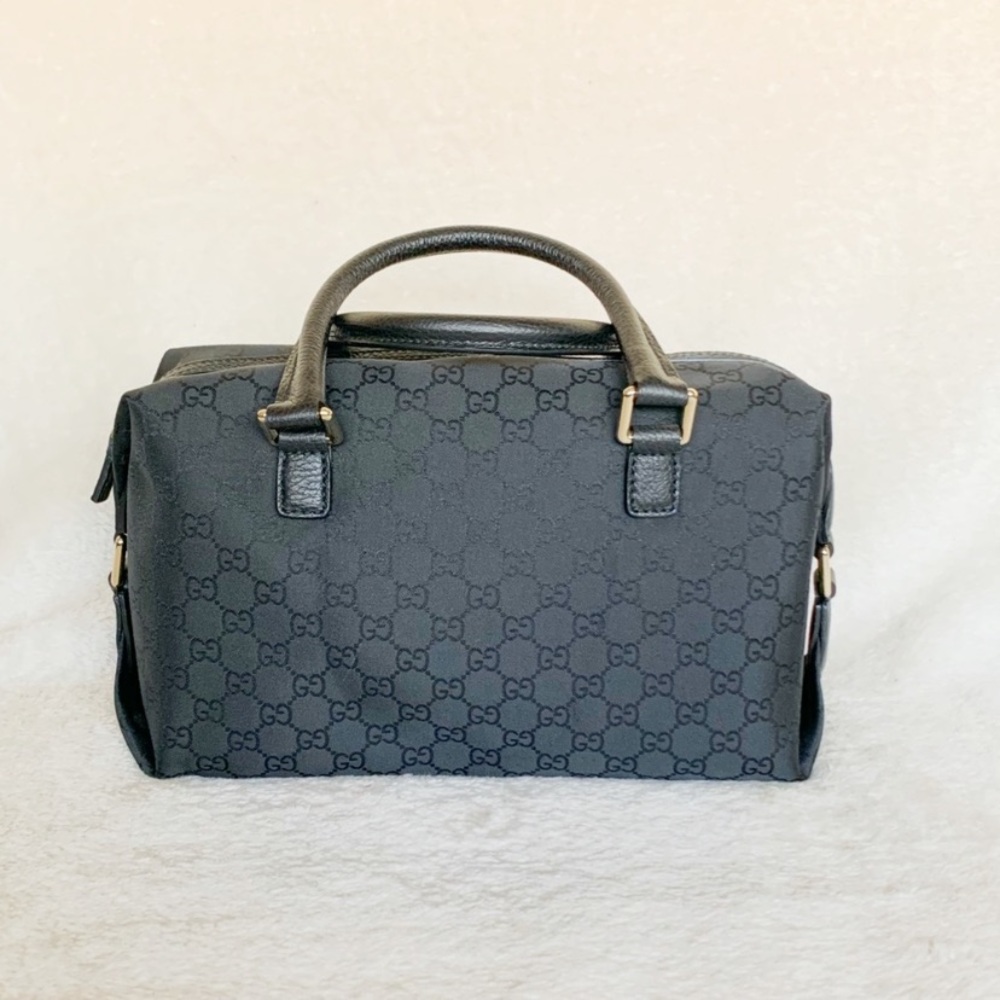NEW Authentic Gucci GG Nylon Small Boston Bag